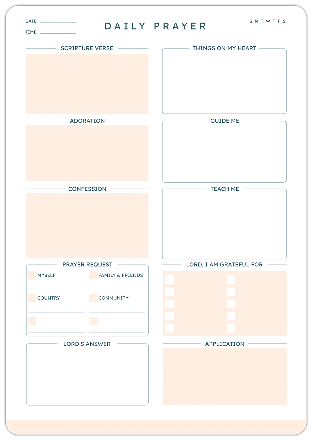 Pray Template Prayer Journal Landing – Prayous