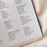 "Emunah Bat" - Proverbs 3:5 Leather Prayer Journal