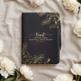 "Emunah Bat" - Proverbs 3:5 Leather Prayer Journal