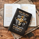 "Ish Derech" - Proverbs 3:6 Leather Prayer Journal