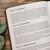 "Ish Derech" - Proverbs 3:6 Leather Prayer Journal