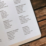 "Ish Derech" - Proverbs 3:6 Leather Prayer Journal