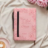 Trust In The Lord With All Your Heart Proverbs 3 5 Pink Peony Bible Study Journal