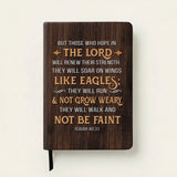 "Nesher" - Isaiah 40:31 Leather Prayer Journal