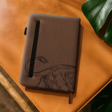 "Ish Emunah" - 1 Timothy 6:11 Leather Prayer Journal