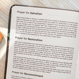 "Oz VeMagen" - Psalm 28:7 Leather Prayer Journal