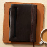 "Oz VeMagen" - Psalm 28:7 Leather Prayer Journal