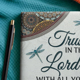 "Lev Shalem" - Proverbs 3:5 Leather Prayer Journal