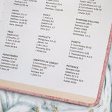 "Lev Tikvah" - Proverbs 3:5 Leather Prayer Journal