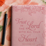 "Lev Tikvah" - Proverbs 3:5 Leather Prayer Journal