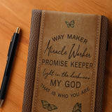 "Orach Asah" Leather Prayer Journal